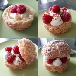 Mes Choux Vanille-framboises-chantilly