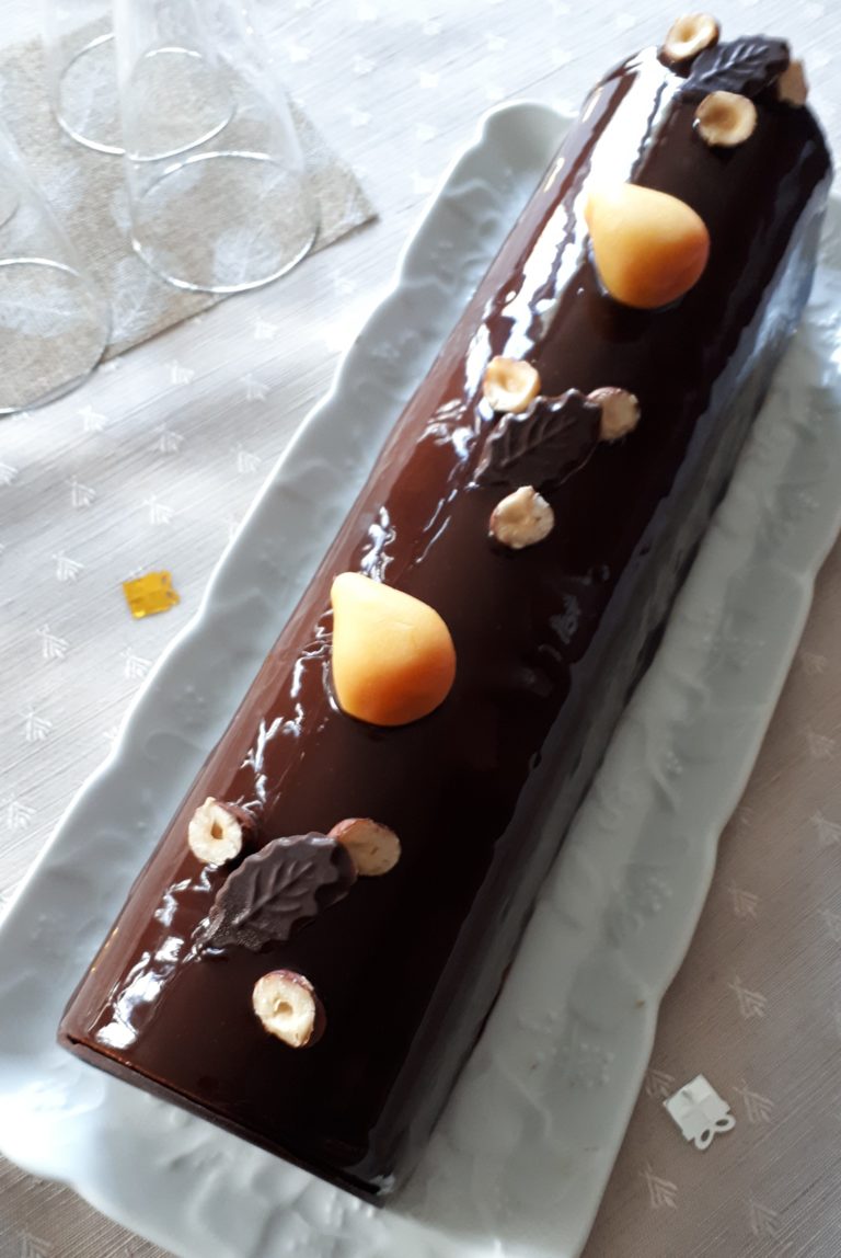 Recette B Che Chocolat Poire Saveurs De Sandrine