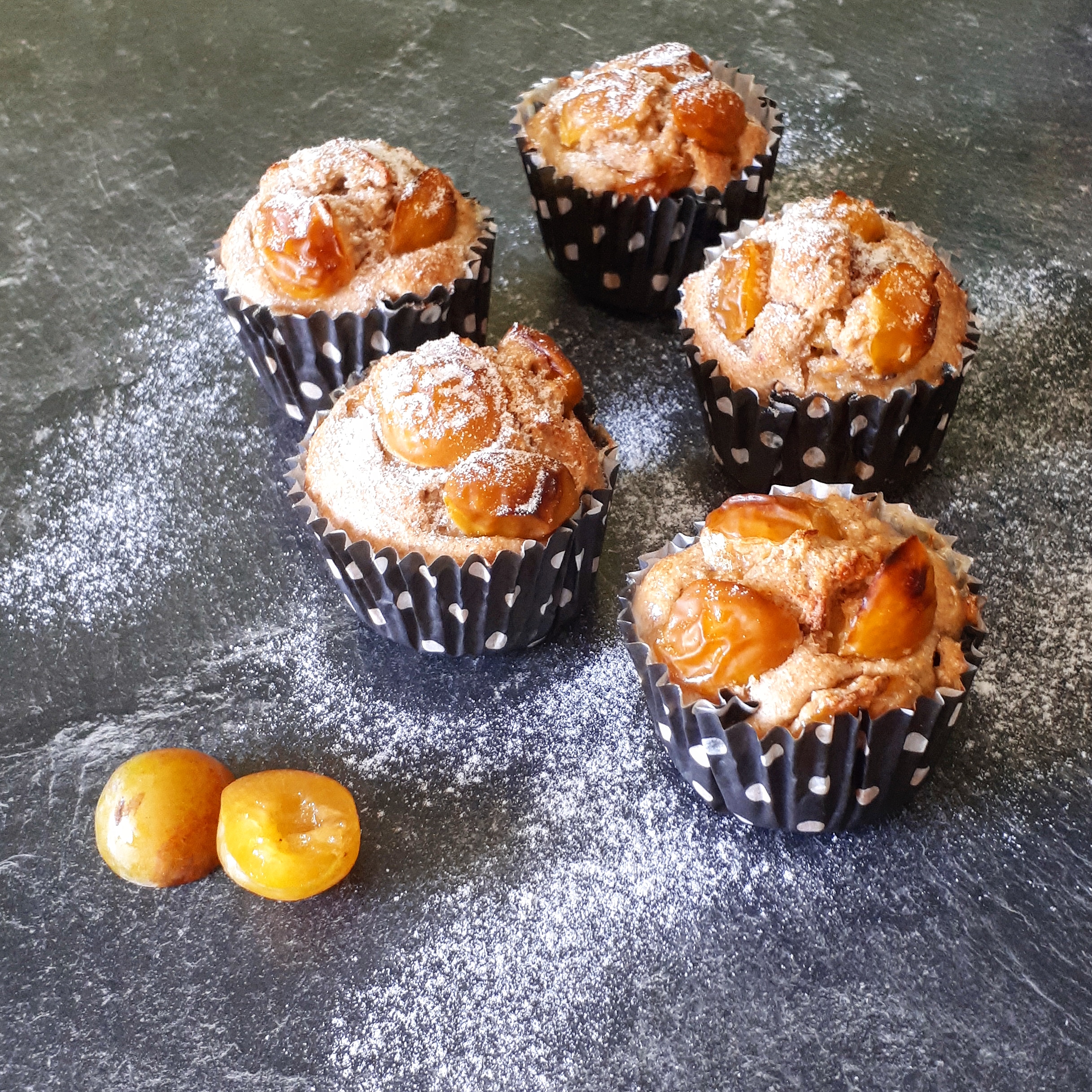 Muffins mirabelles healthy