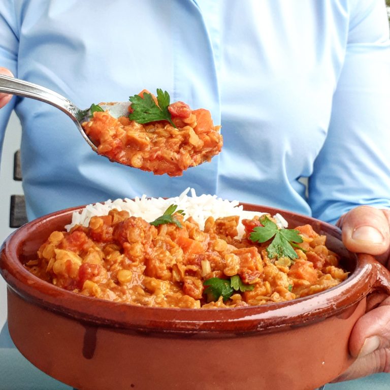 Recette Dahl Lentilles De Corail Patate Douce Curry