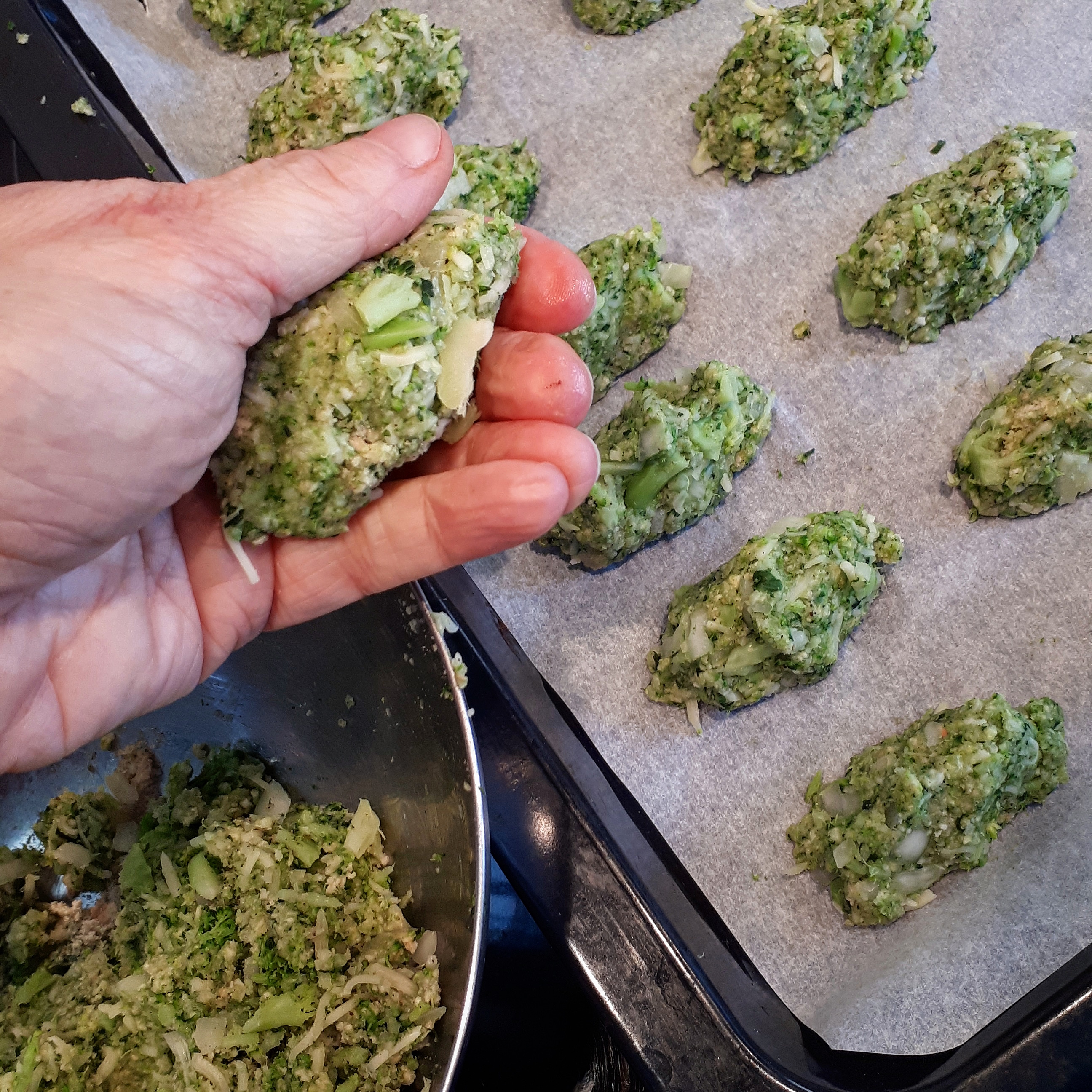 Croquettes brocolis gruyère