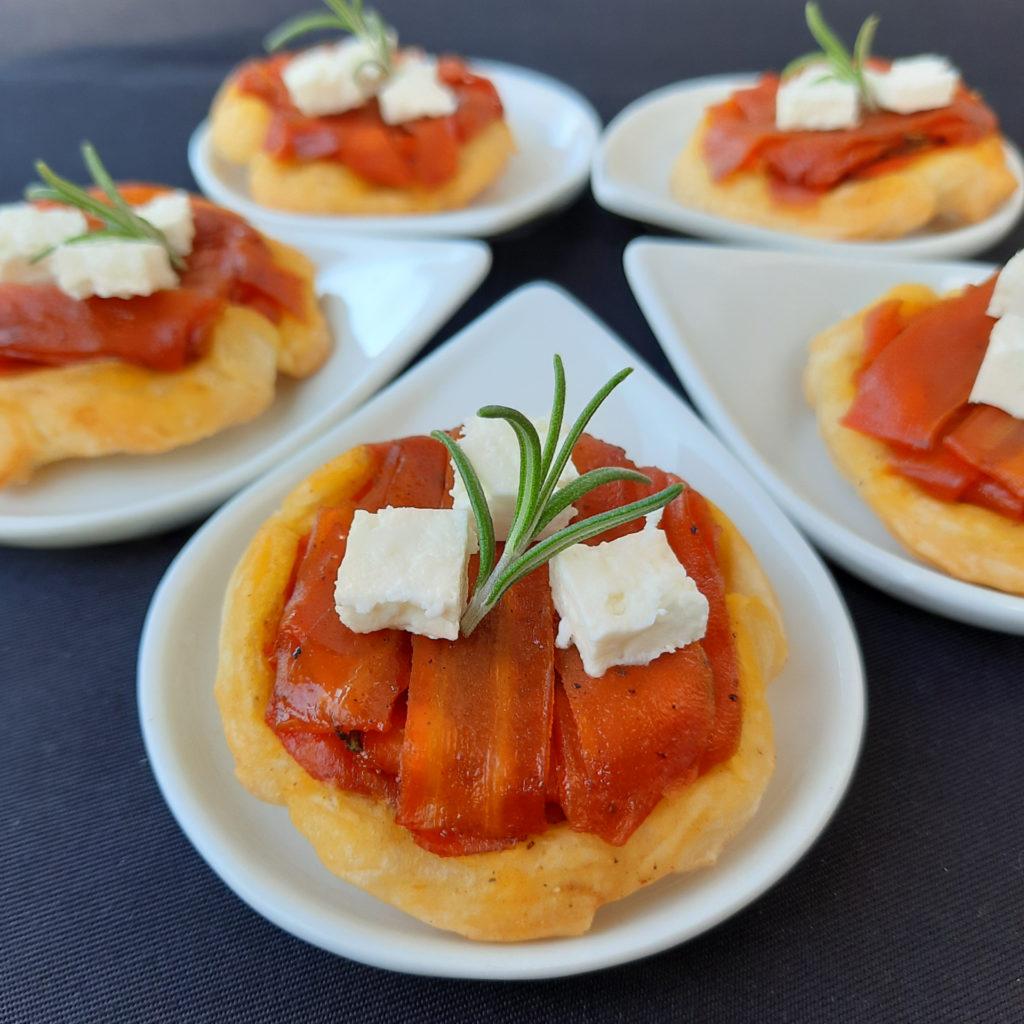 Recette Tartelettes tatin carottes fêta Saveurs de Sandrine