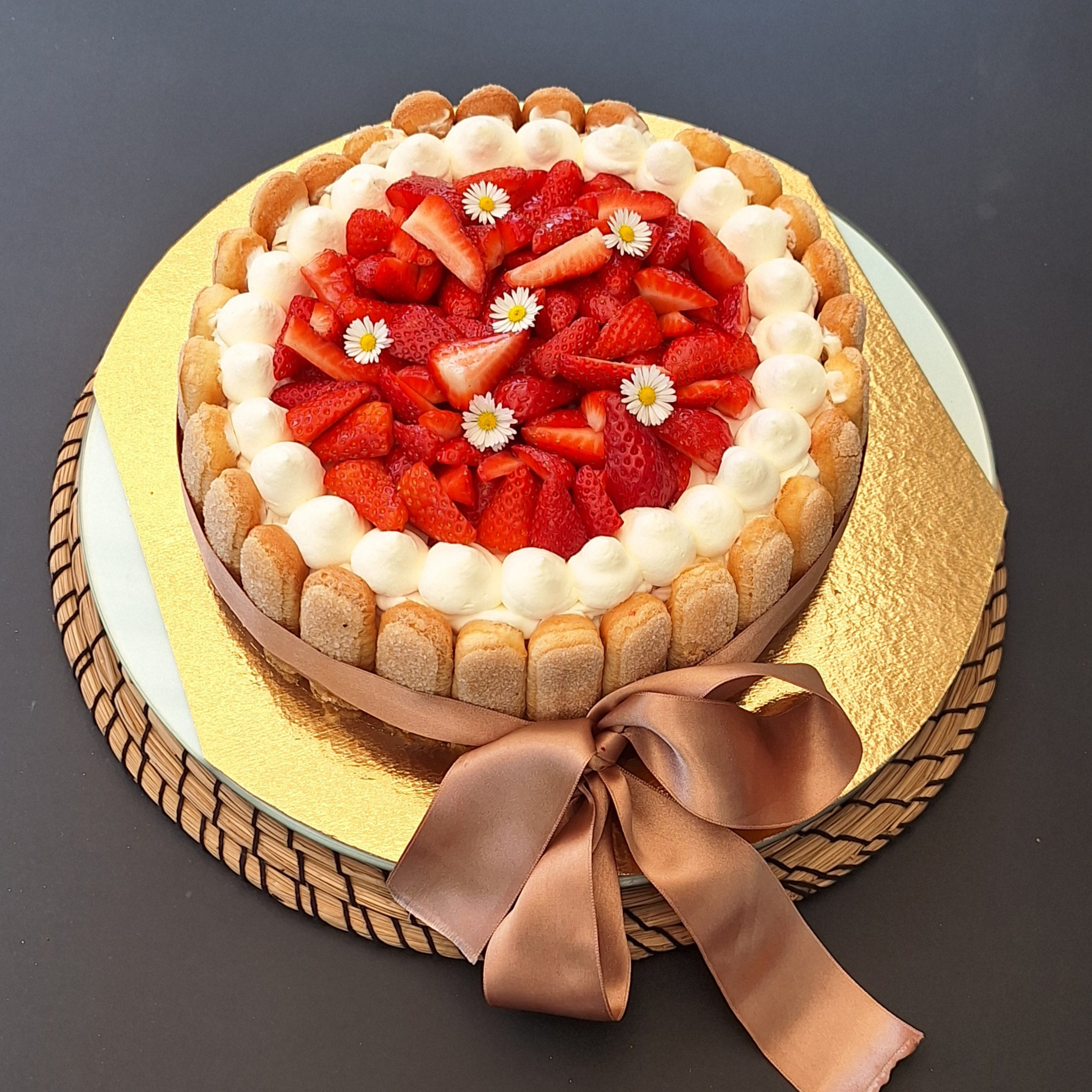 Charlotte aux fraises