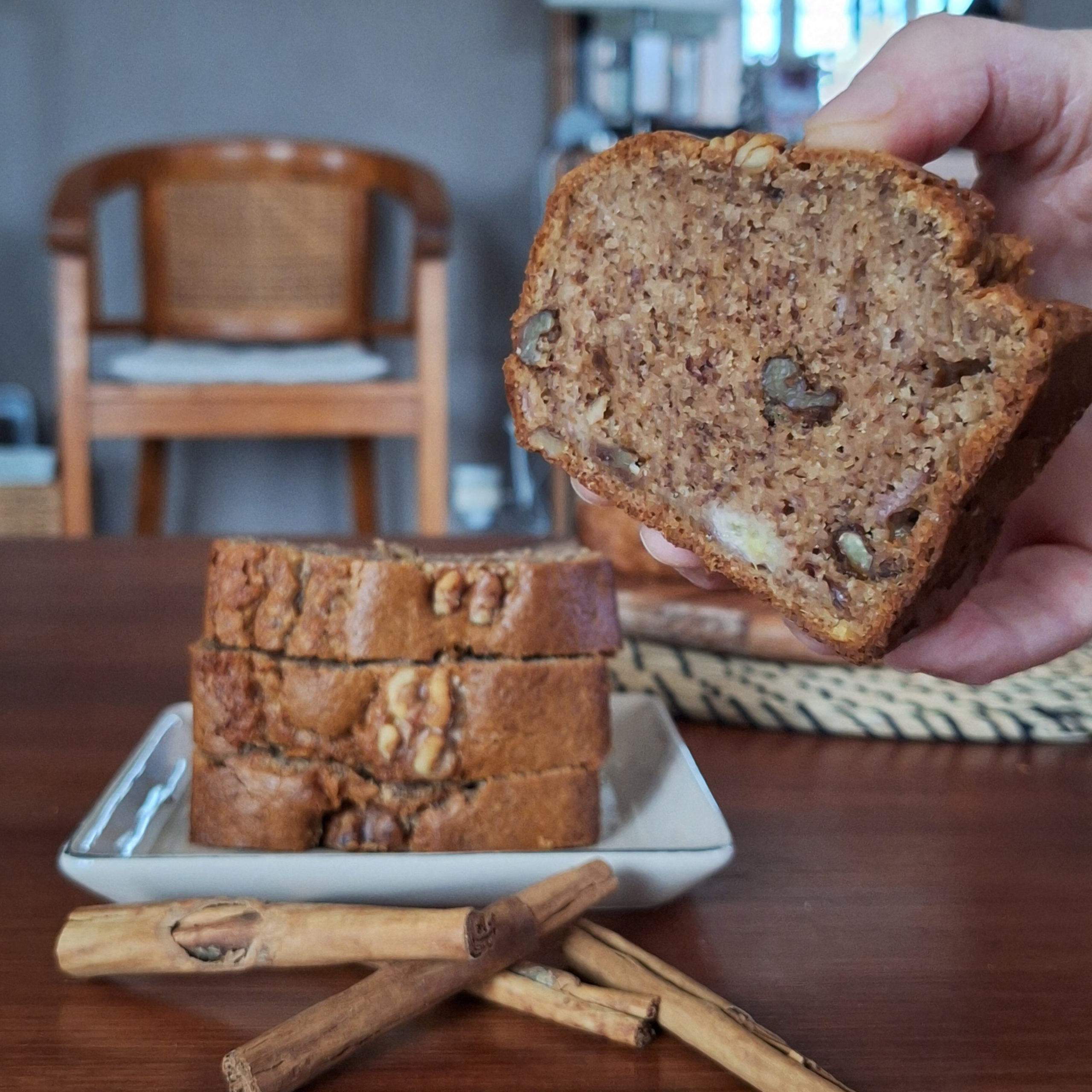 Banana bread sans gluten