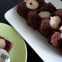 Cake chocolat poires healthy
