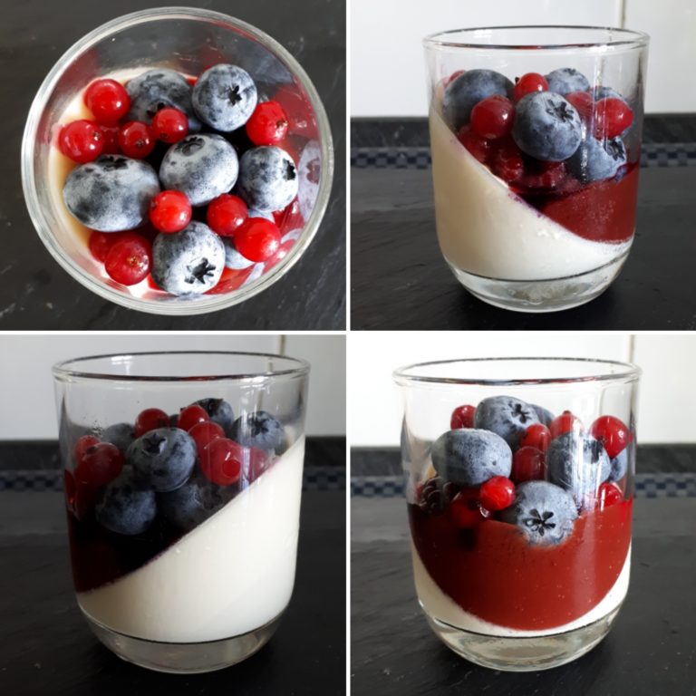Recette de ma panna cotta fruits rouges - Saveurs de Sandrine