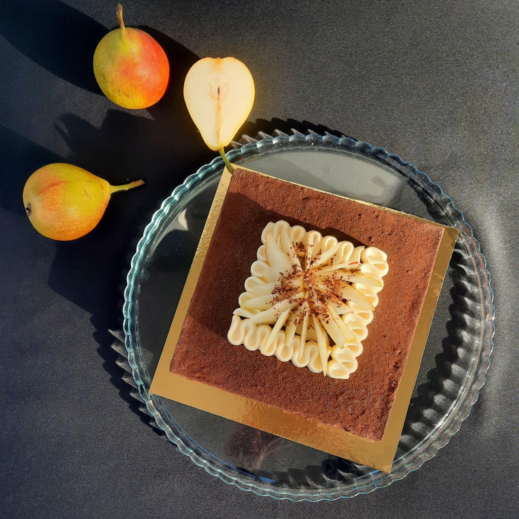 Recette Entremet Poire Chocolat Saveurs De Sandrine